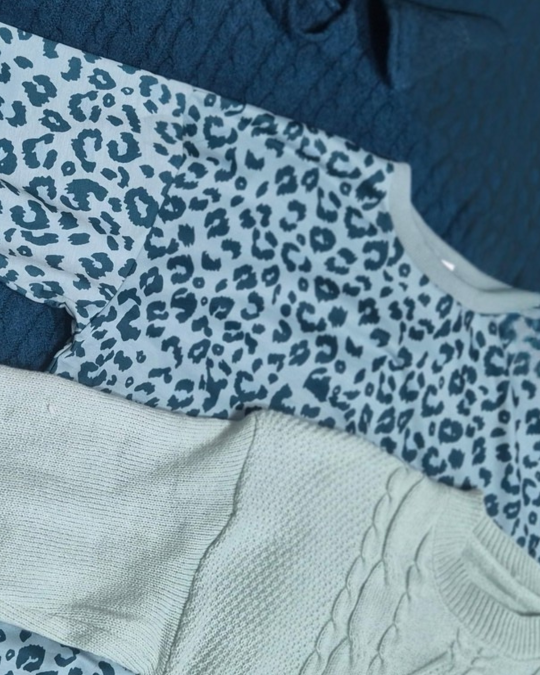 VINTAGE SAGE LEOPARD TOP