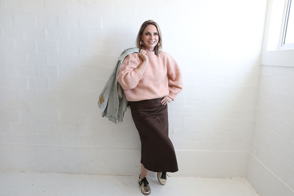 Thumbnail: VINTAGE PINK PEACH KNIT