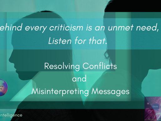 Behind every criticism there is an unmet need