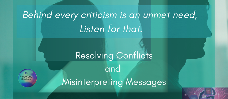 Behind every criticism there is an unmet need