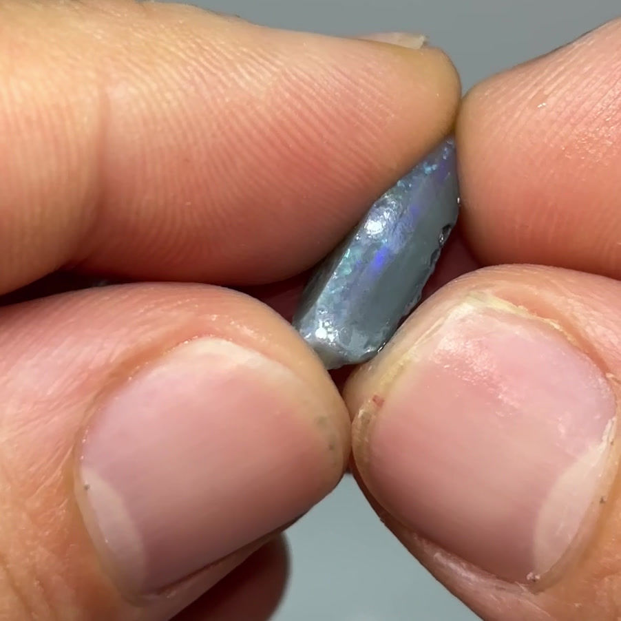 Thumbnail: Australian Lightning Ridge Color Palette Rough Opal Rub