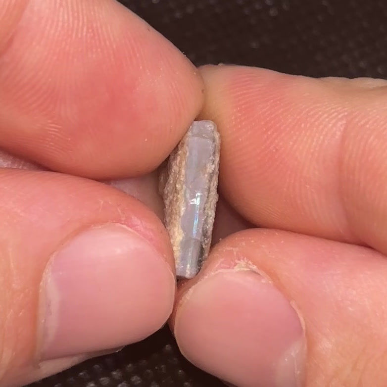 Thumbnail: Bright Lined Mintabie Australian Raw Uncut Opal Stone For Lapidary Work