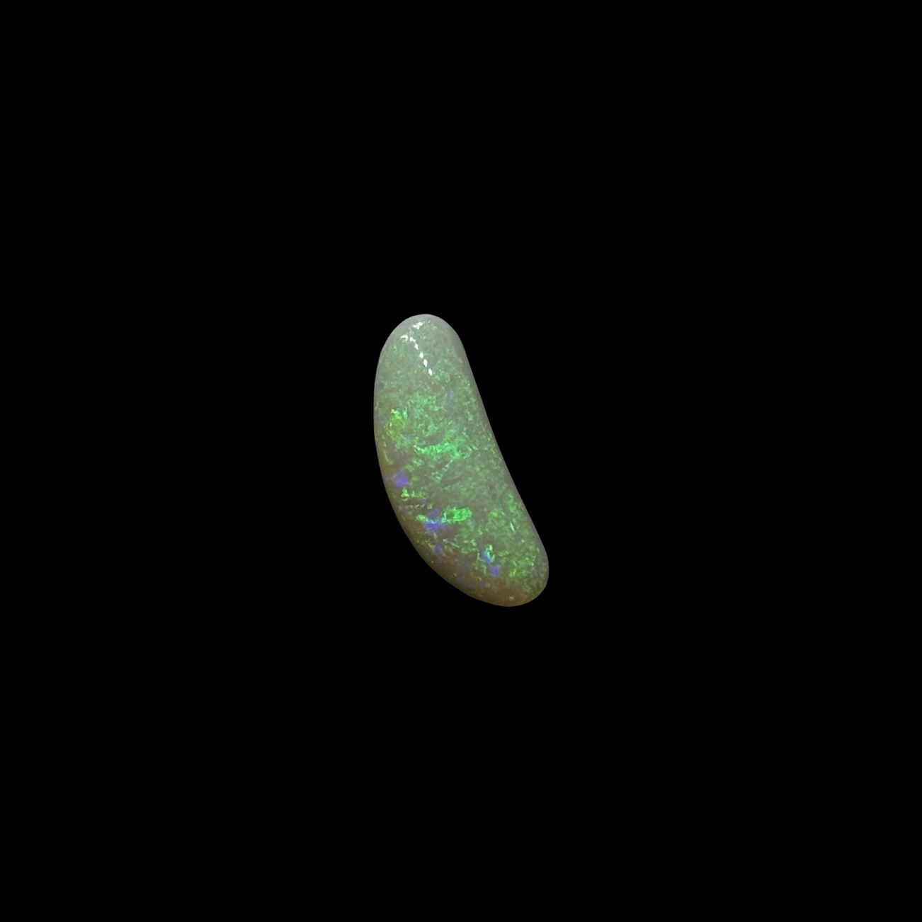 Polished Australian Lightning Ridge Jelly Bean Opal Stone
