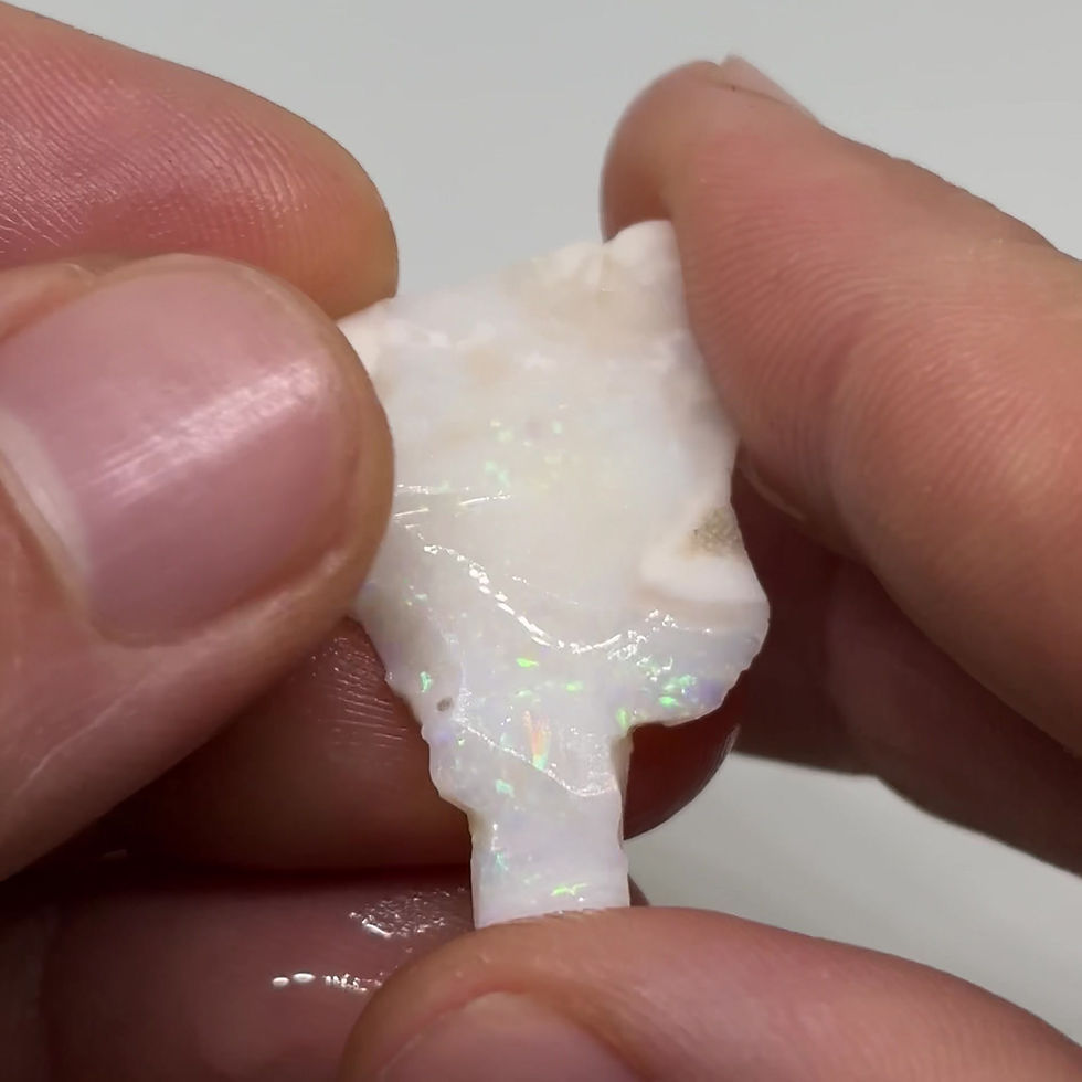 Thumbnail: Staggering Australian Lightning Ridge Rough Opal Rub Parcel