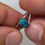 Thumbnail: Silver Australian Lightning Ridge Prominent Opal Ring