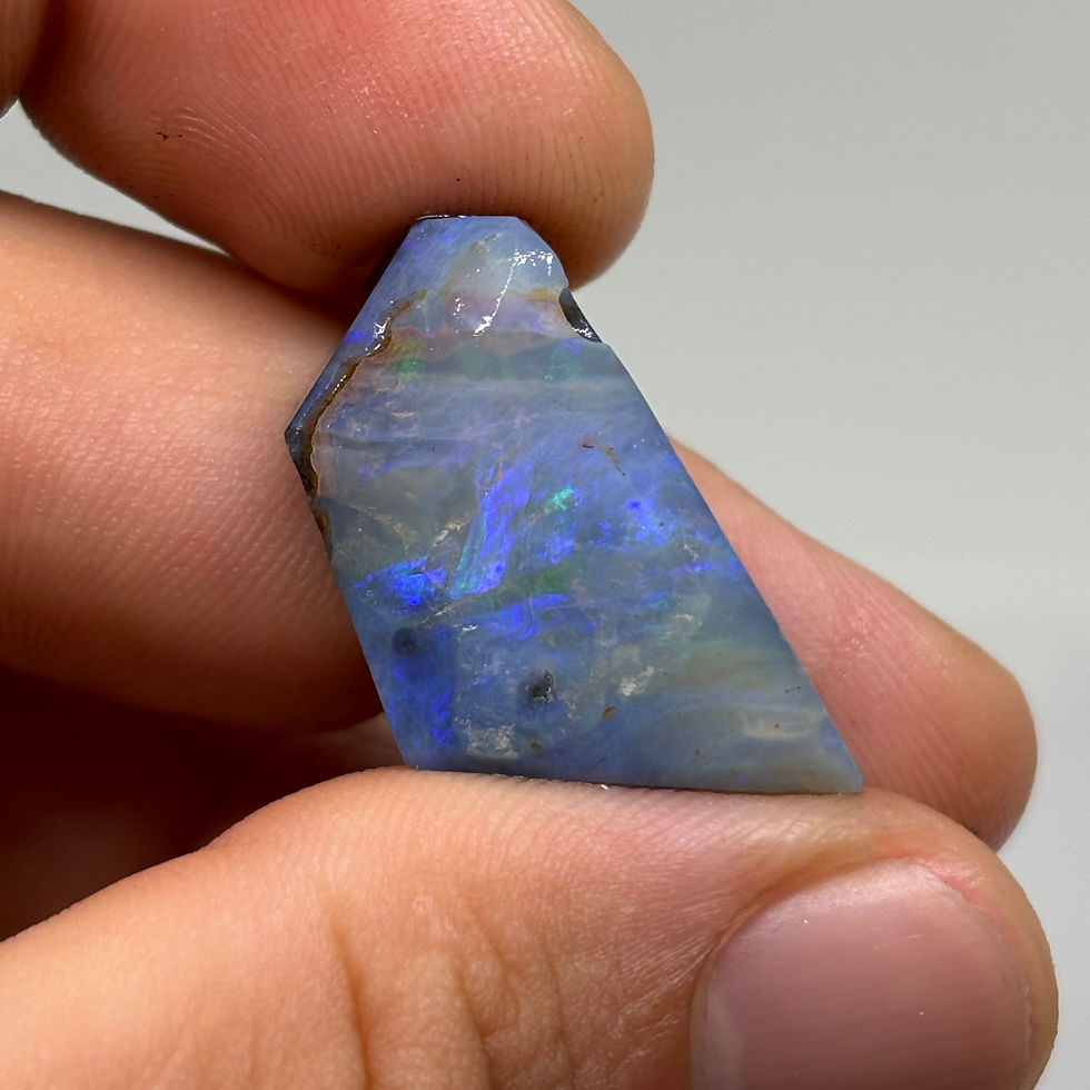Thumbnail: Uncut Australian Queensland River Flowing Boulder Opal Stone