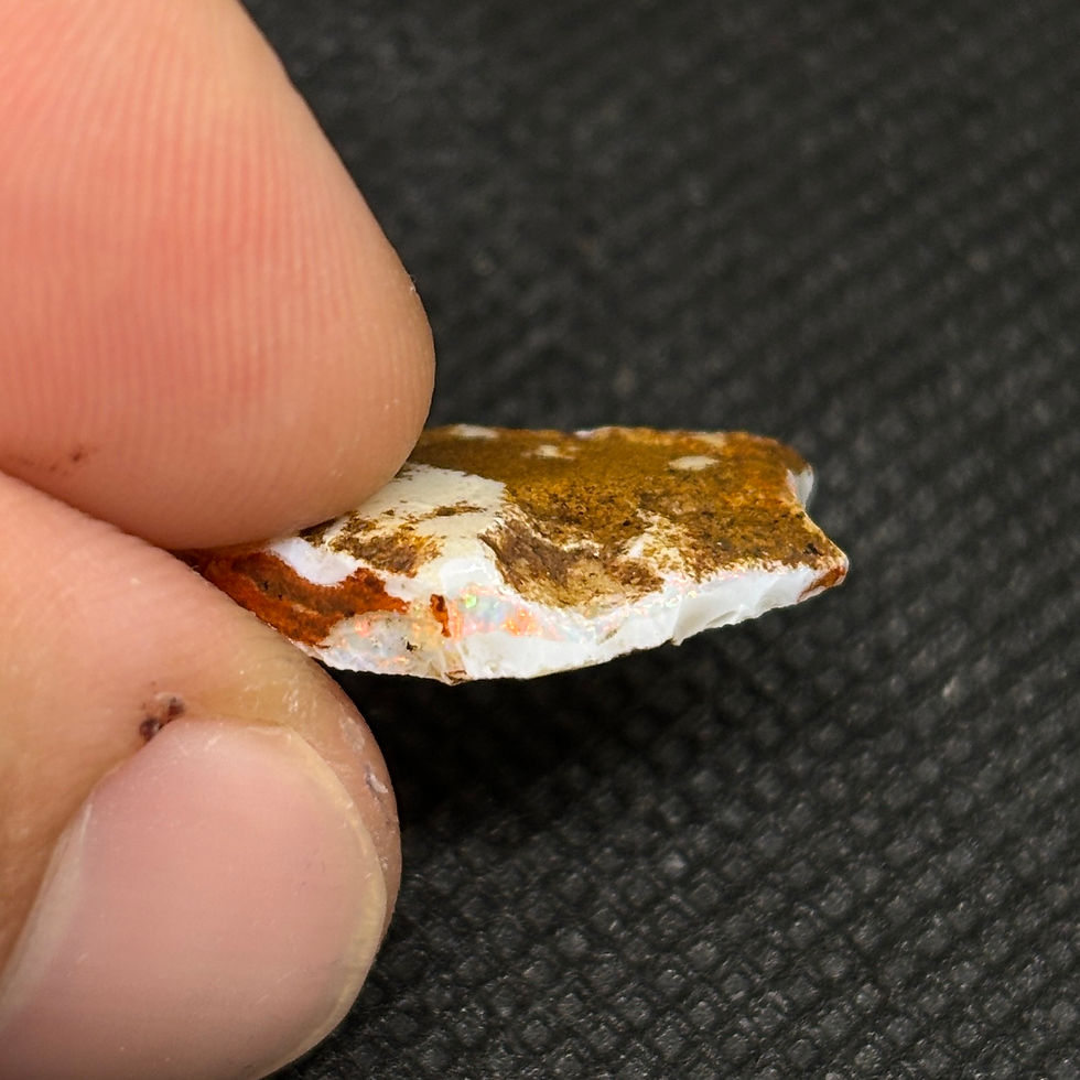 Thumbnail: Top Professional Grade Lambina Rough Opal With Rare Full Color Pattern