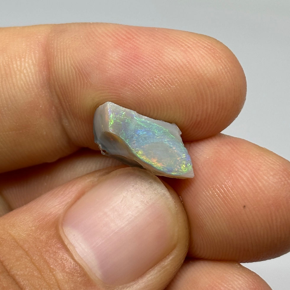 Thumbnail: Swirly Australian Mintabie Opal Rub