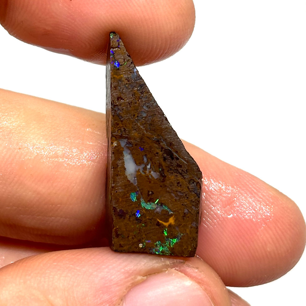 Thumbnail: Spotted Queensland Australian Boulder Opal Color Rub