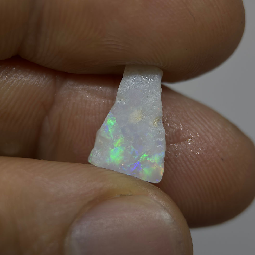 Thumbnail: Rough Australian Coober Pedy Color Mark Opal Rub