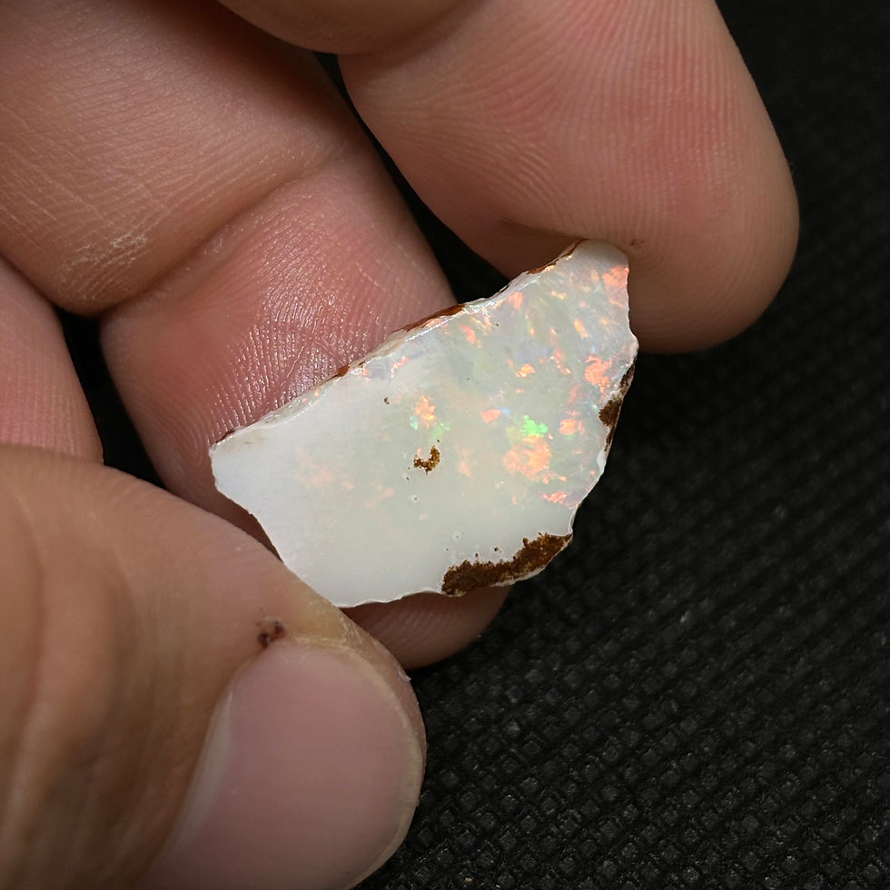 Thumbnail: Top Professional Grade Lambina Rough Opal With Rare Full Color Pattern