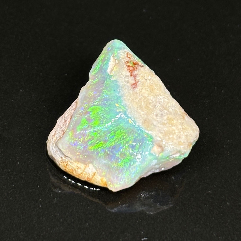 High Grade Bright Fiery Australian Lightning Ridge Rough Opal