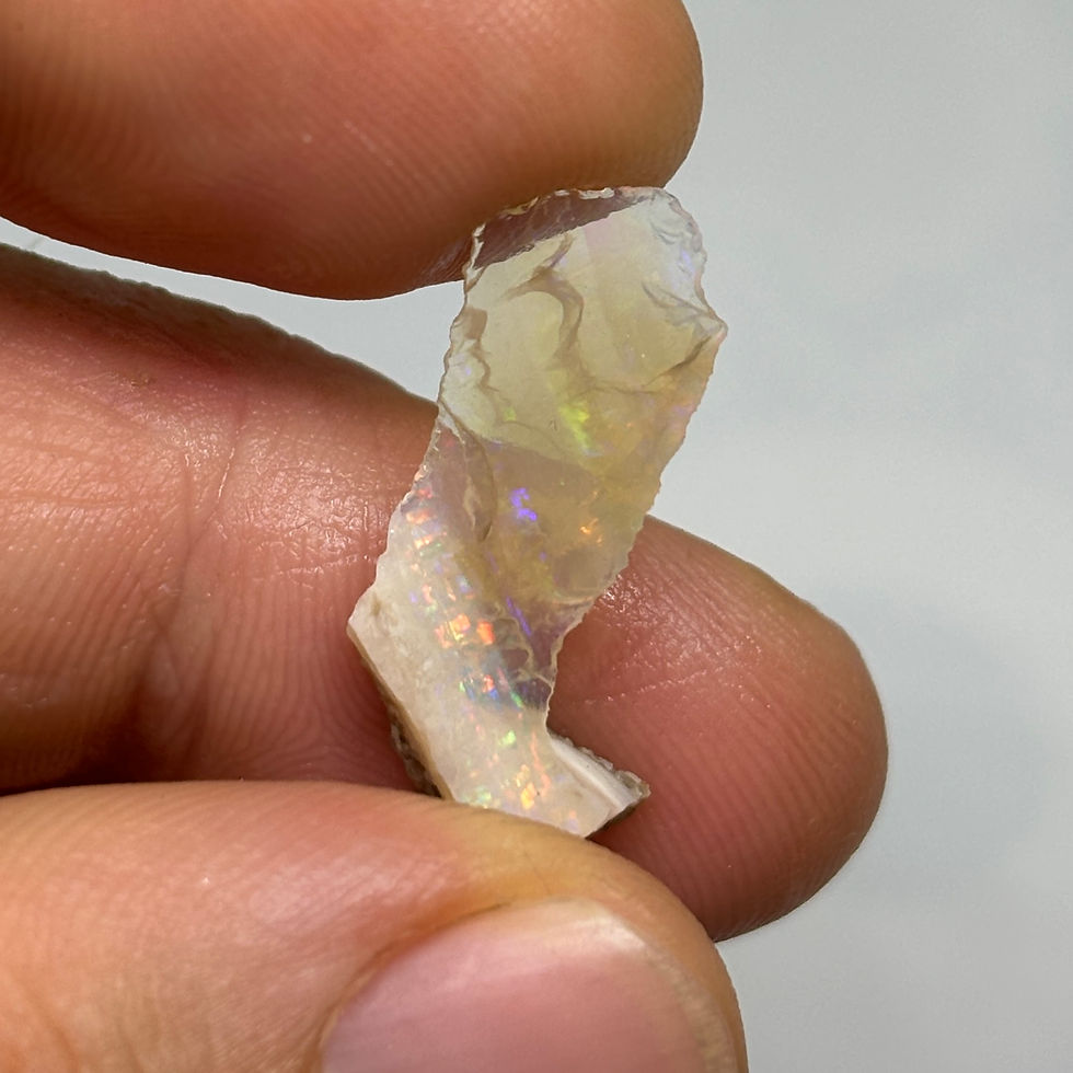 Thumbnail: Beautiful Raw Australian Lightning Ridge Opal Stature Specimen/Carver