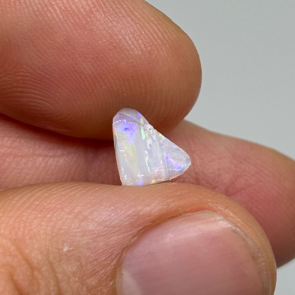 Thumbnail: Delightful Australian Lightning Ridge Opal Stone Specimen