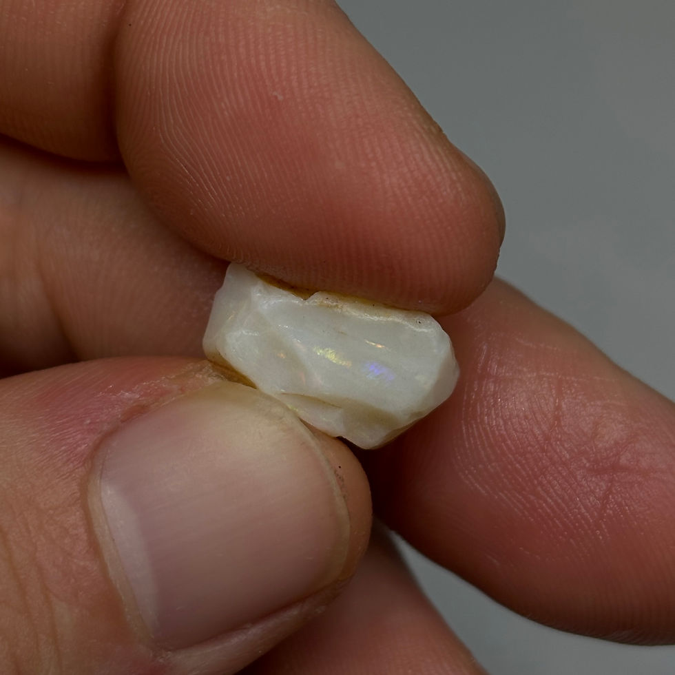 Thumbnail: Australian Coober Pedy Divided Multi-Fired Rough Opal