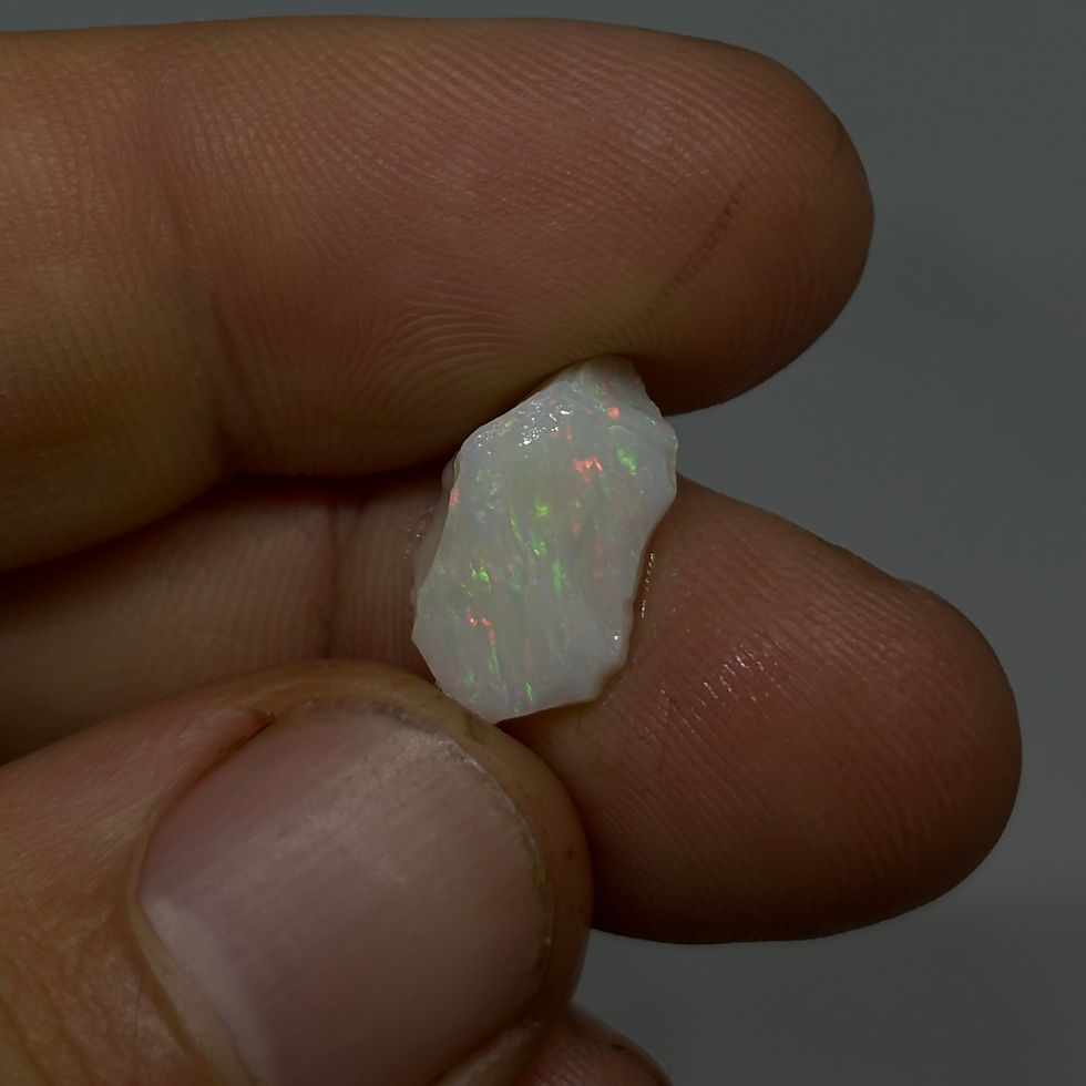 Thumbnail: Raw Rosy Australian Coober Pedy Opal Stone Cutter