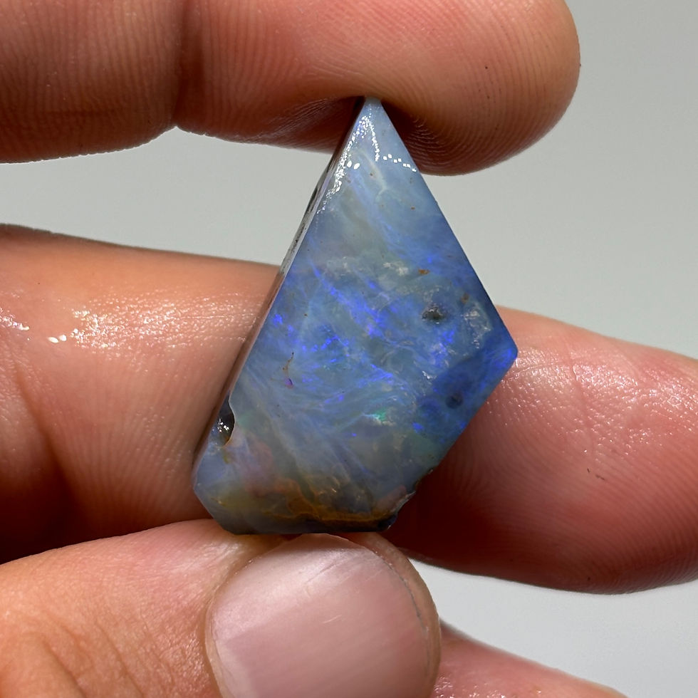 Thumbnail: Uncut Australian Queensland River Flowing Boulder Opal Stone