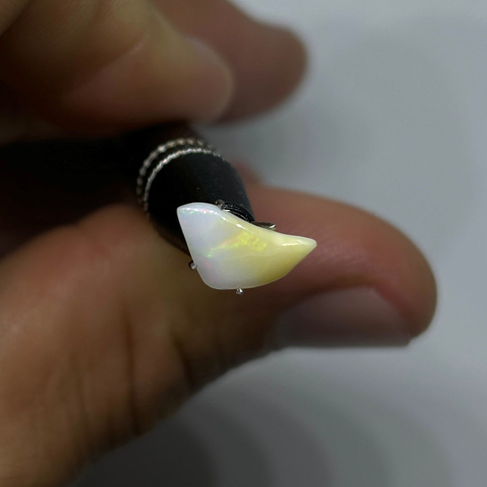Thumbnail: Polished Spencer Idaho Flamingo Opal Stone