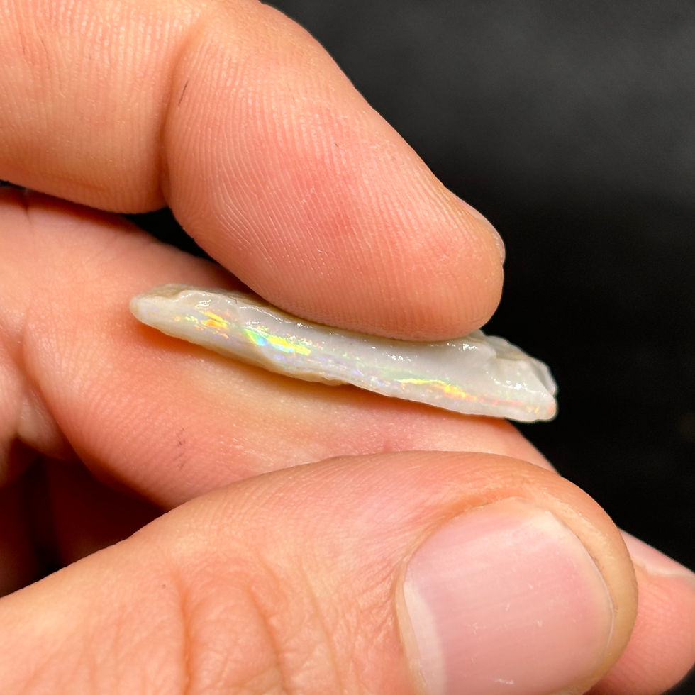 Thumbnail: Colorful High End Australian Lightning Ridge Rough Opal Parcel