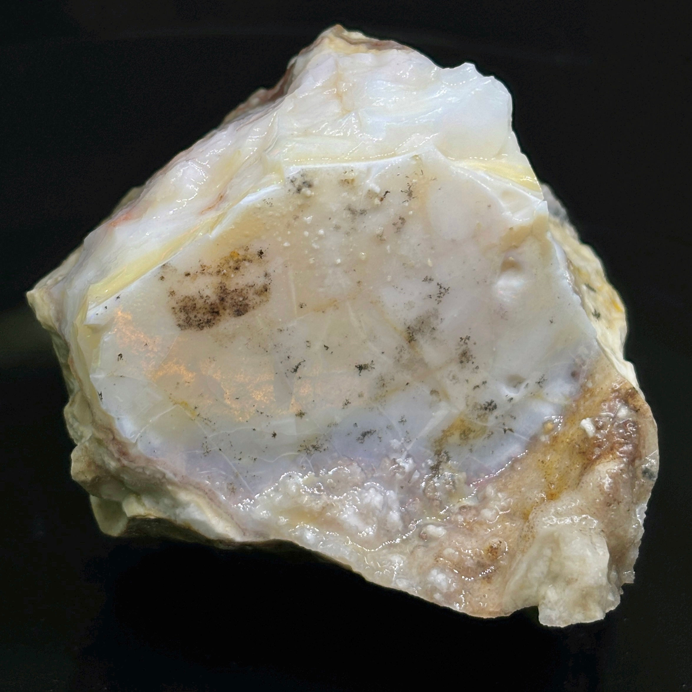 Astonishing High End Pink Spencer Idaho Opal Mineral Collectors Gemstone