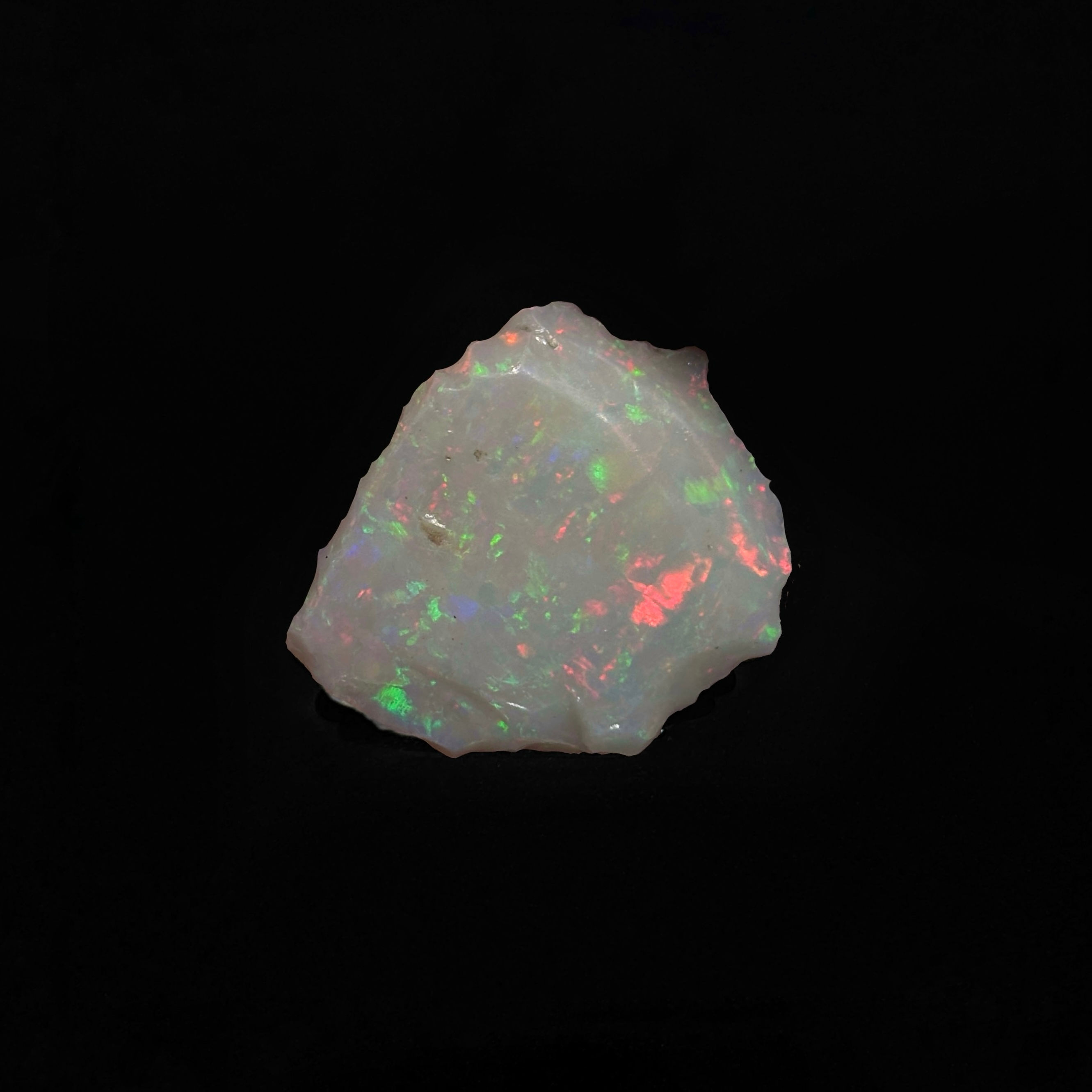 Raw Australian Coober Pedy Beaming Flame Opal Stone