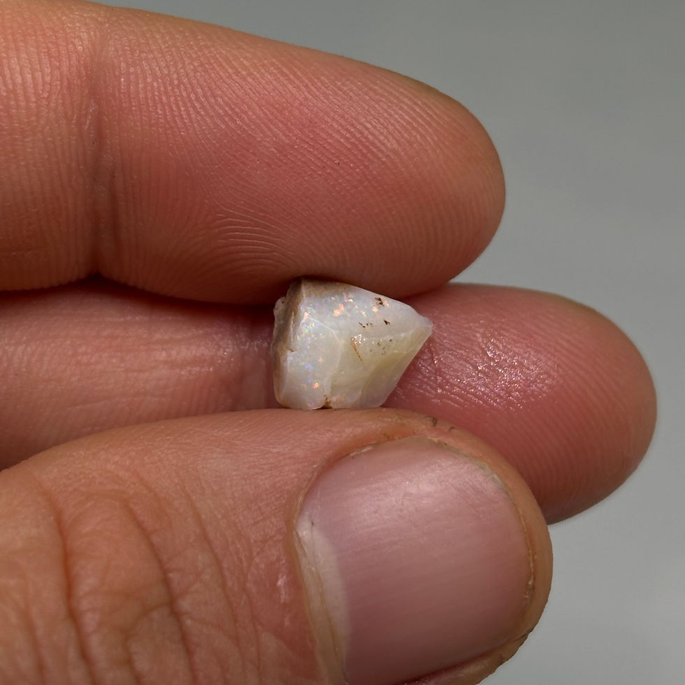 Thumbnail: Rough Australian Coober Pedy Color Peak Opal Cutting Stone