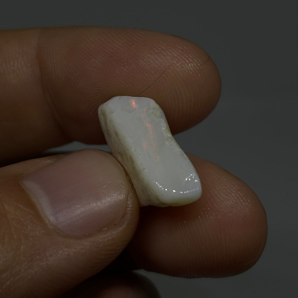 Thumbnail: Rough Australian Mintabie Color Flare Opal Stone