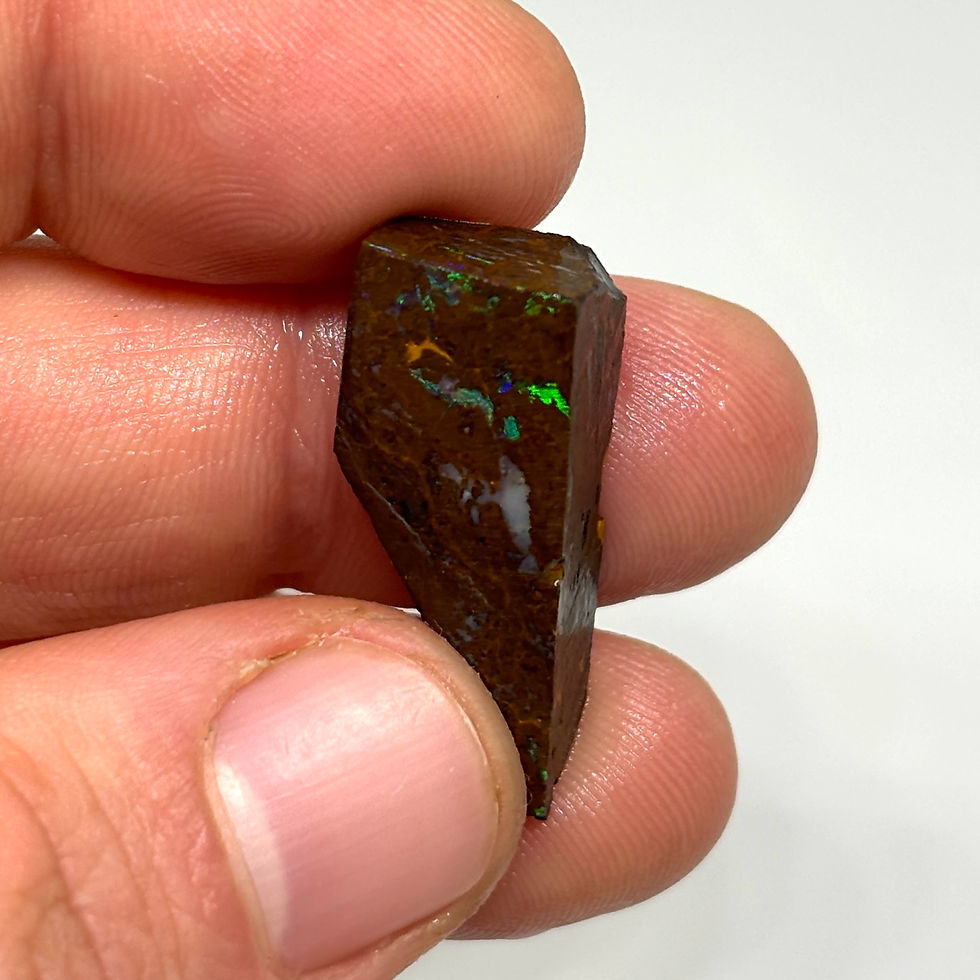 Thumbnail: Spotted Queensland Australian Boulder Opal Color Rub