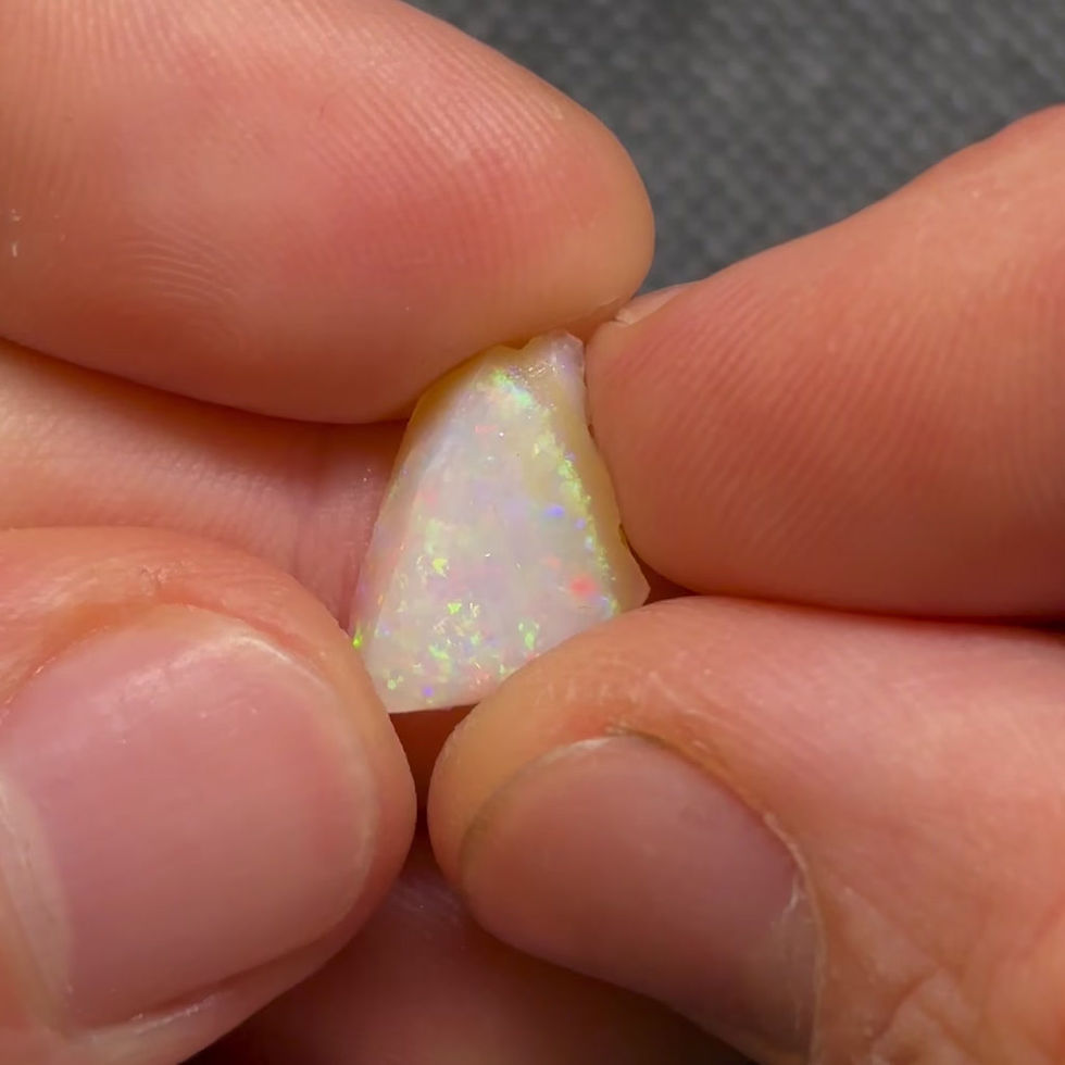 Thumbnail: Full Colored Brazilian Horca Rough Cutting Opal Stone