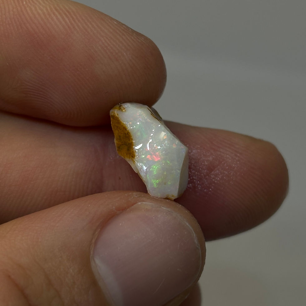 Thumbnail: Raw Color Packed Australian Coober Pedy Opal Stone Cutter