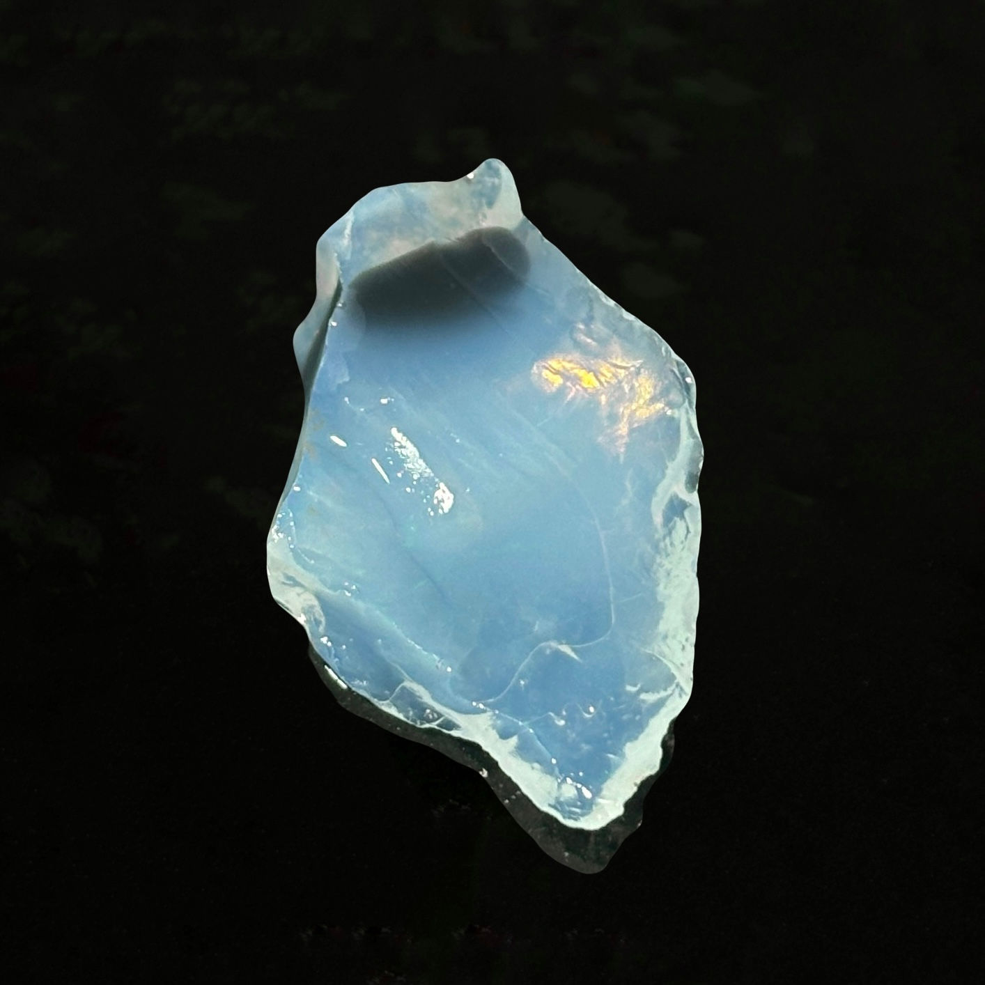 Raw Virgin Valley Nevada Color Fenced Opal Stone