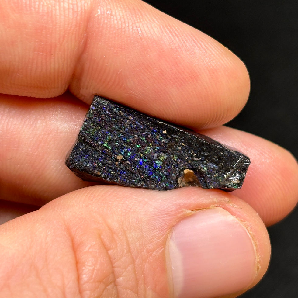 Thumbnail: Nice Thick Double Sided Black Honduras Opal Cutter
