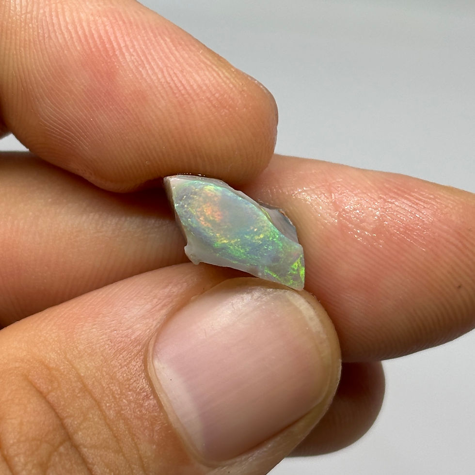 Thumbnail: Swirly Australian Mintabie Opal Rub