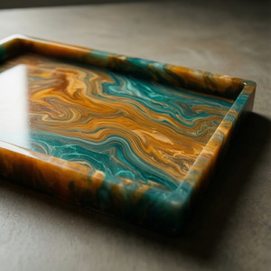 Objets de Décoration Murale Marbrée