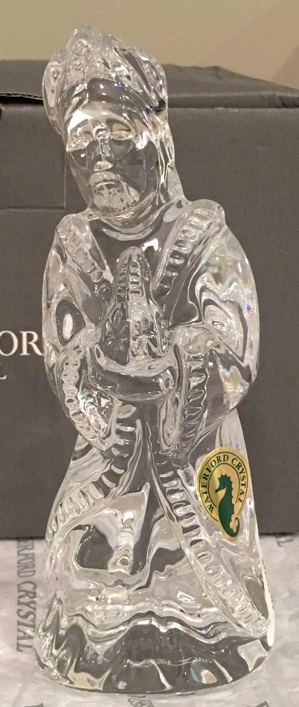 Thumbnail: Waterford Retired Balthasar Wise Man Nativity 1994 Ireland Brand New in Box