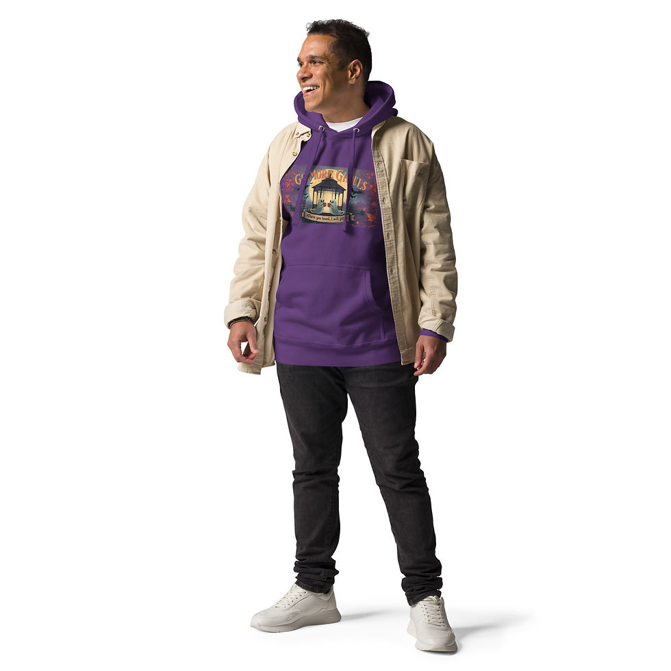 Thumbnail: Where You Haunt I will Follow unisex Hoodie for Fall Halloween, Gilmore lover 