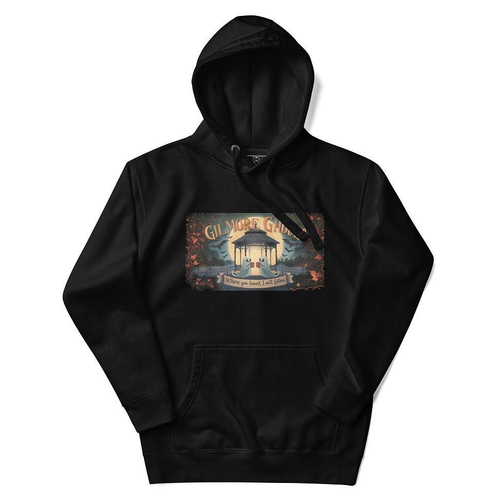 Thumbnail: Where You Haunt I will Follow unisex Hoodie for Fall Halloween, Gilmore lover 