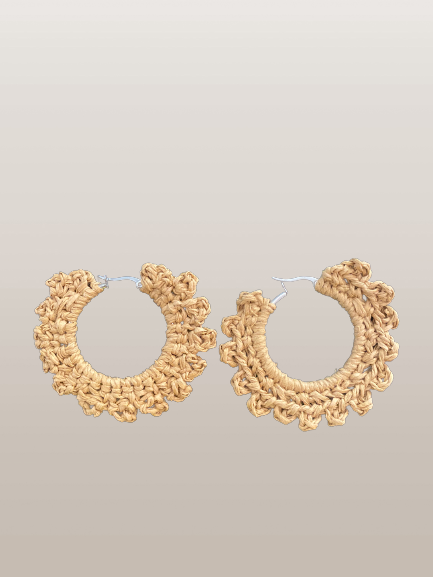 Thumbnail: Bloom Rafia Earrings