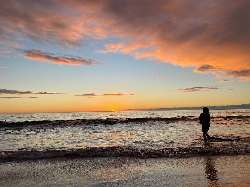 Sunset on Hawaii