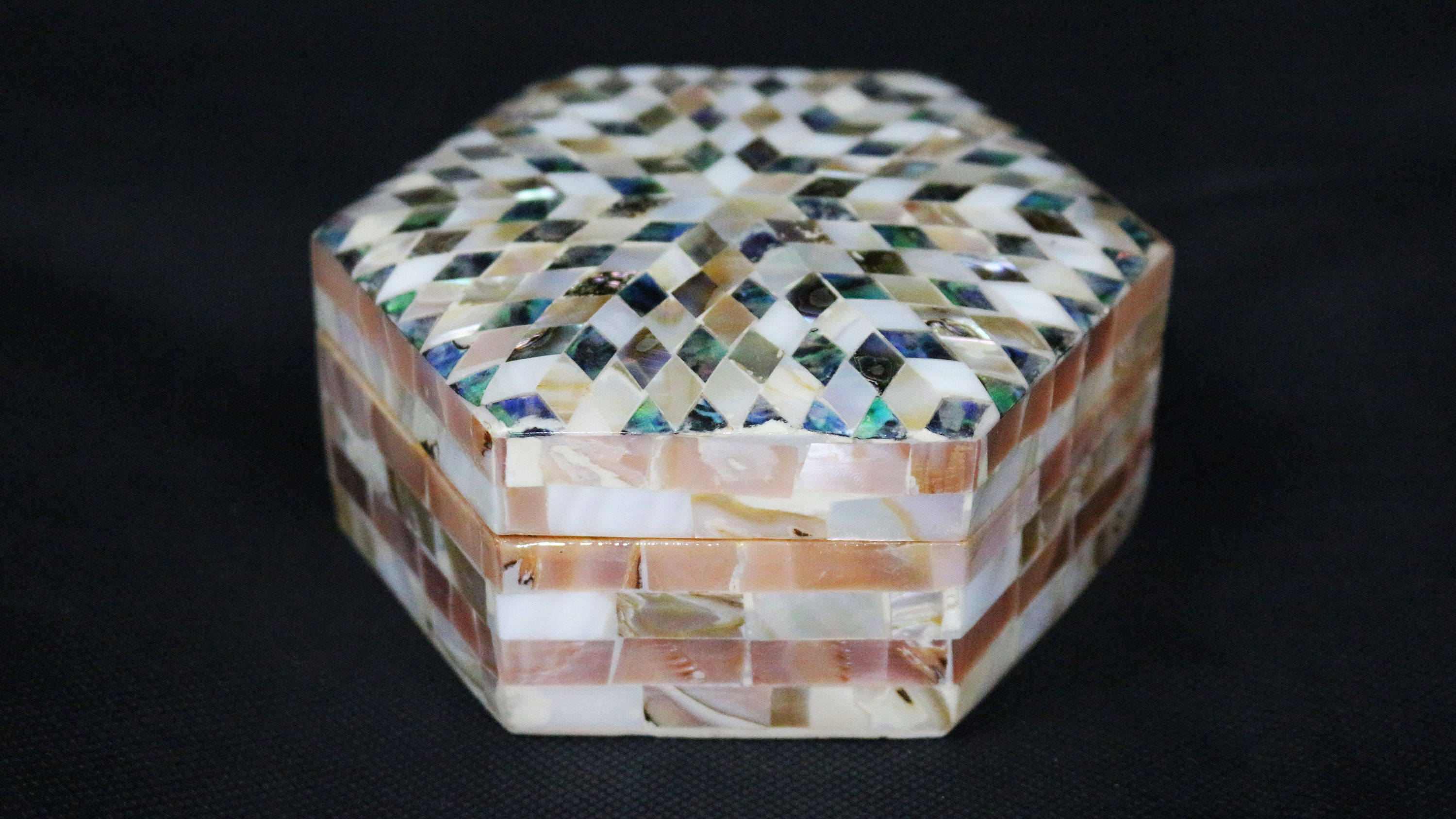 Holz Perlmutt Schatulle Z101