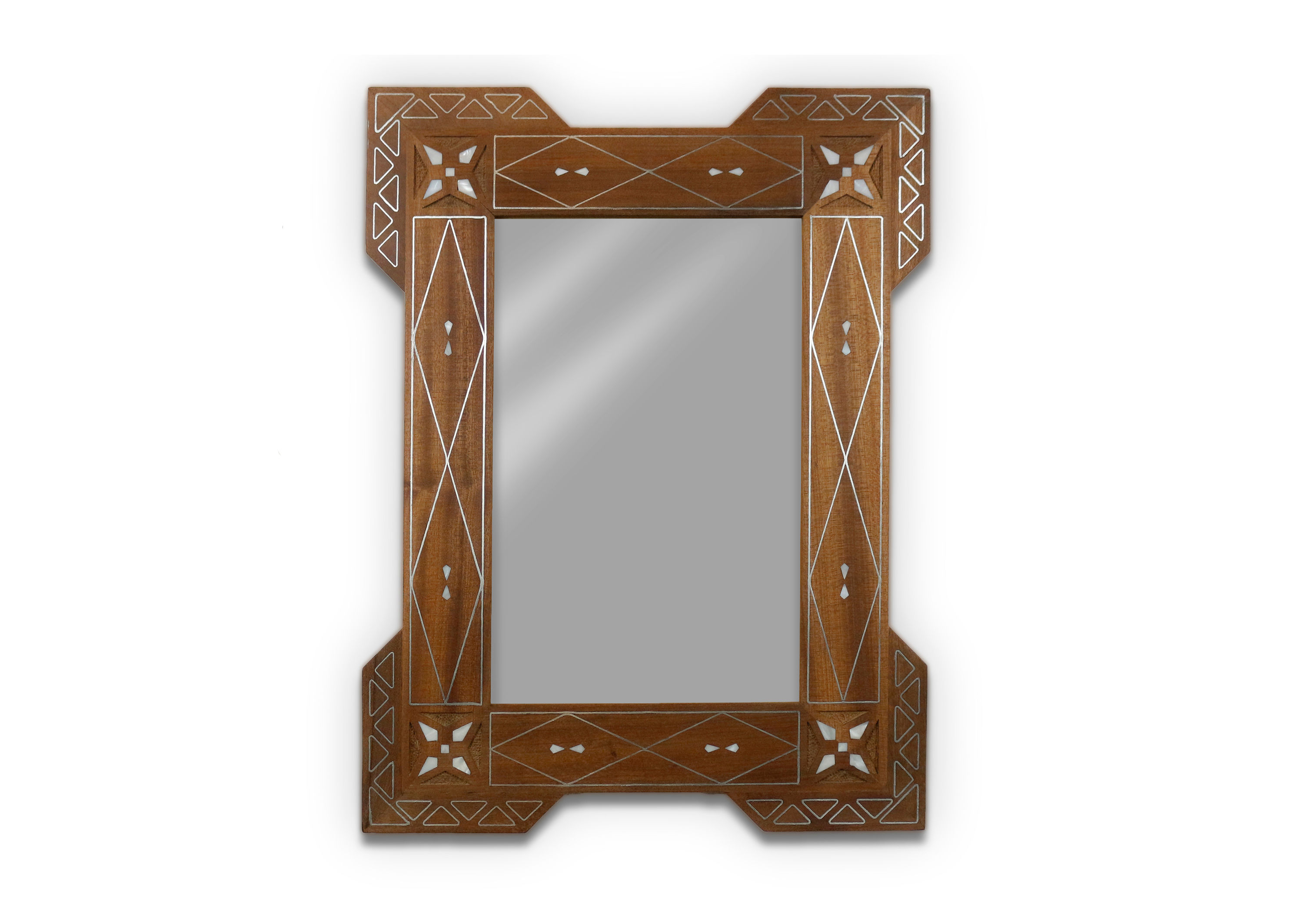 Bilderrahmen/Spiegelrahmen aus massivem Naturholz R12030 S