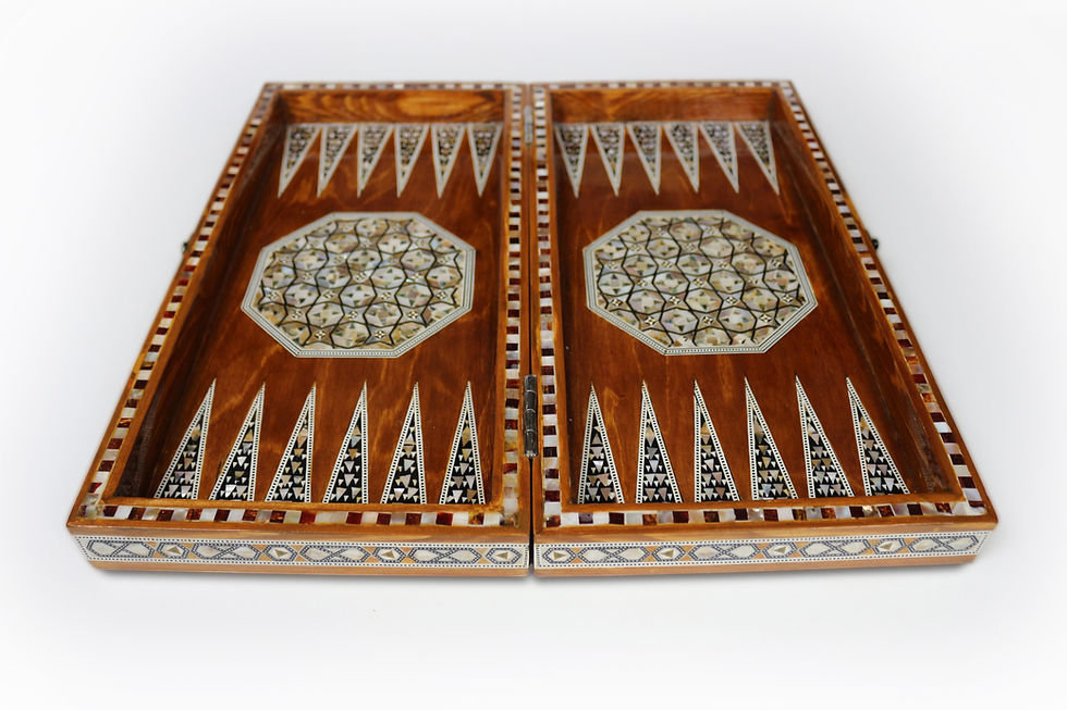 Thumbnail: Holz Backgammon Brett/Schachkassette ZAD401