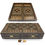 Thumbnail: Holz Backgammon/Schach Brett inkl. Holz Steine BT505 A