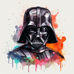 Darth Vader Watercolor