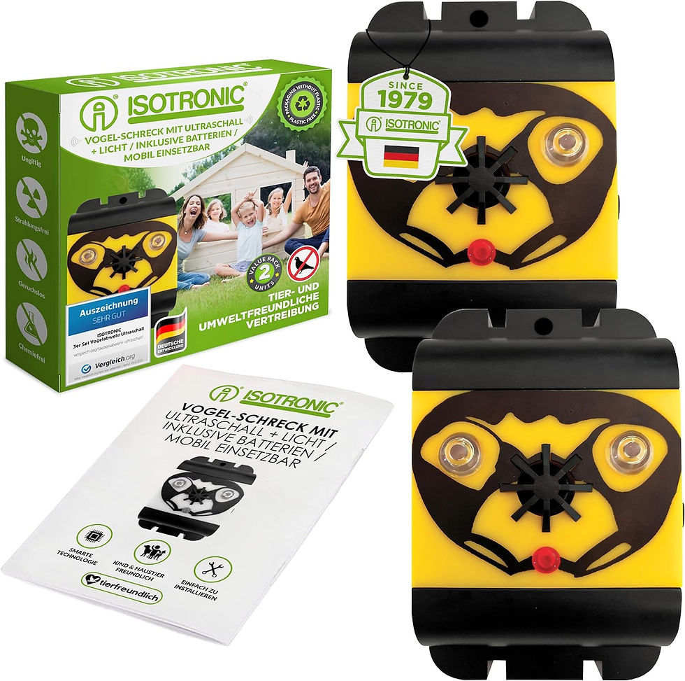 Miniaturbild: Vogelvertreiber Devils Eye Mobil, Batteriebetrieb