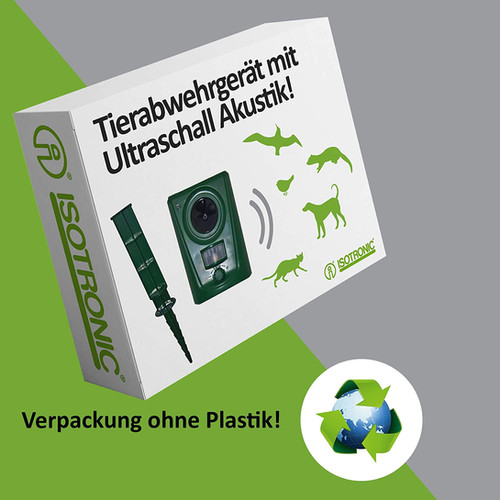 Ultraschall-Tierscheuche "UTS Solar Pro" Bewegungsmelder Tiervertreiber Tierstop - Foto 10