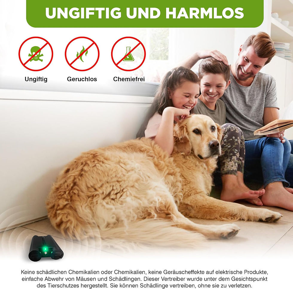 Miniaturbild: Mäuse- & Mardervertreiber mit Tonfrequenzen & Intervallschaltung