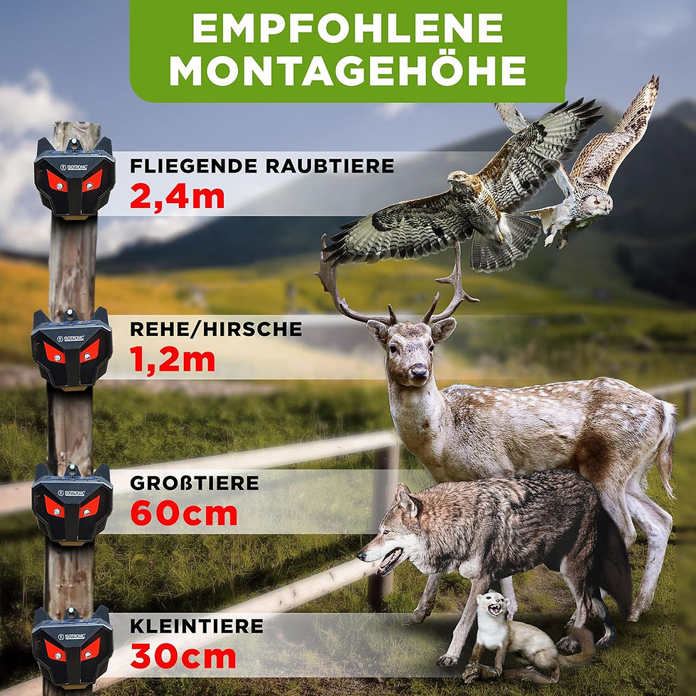 Miniaturbild: Solar Tiervertreiber gegen Wildtiere