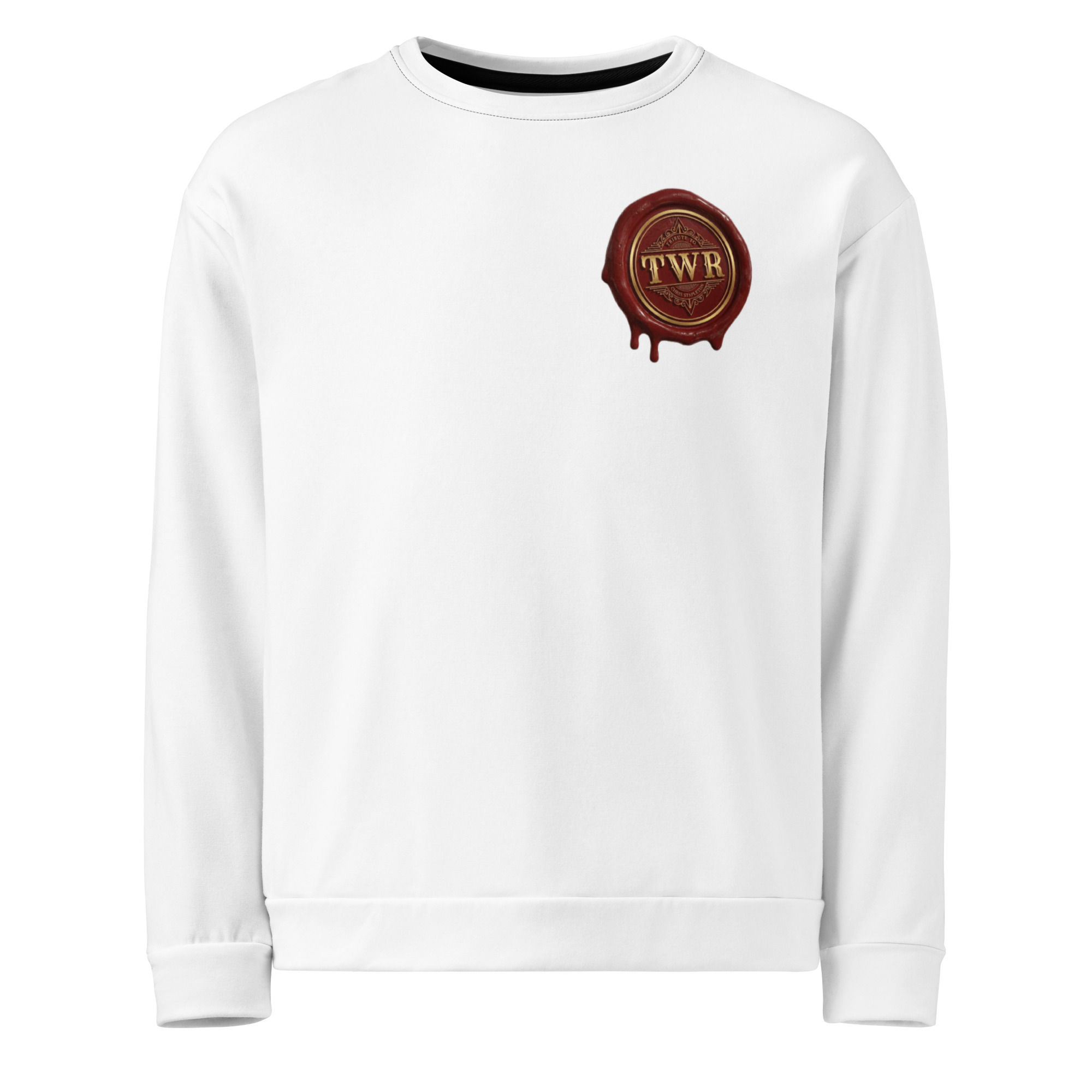 Unisex Sweatshirt "Wax" Seal Logo (white)