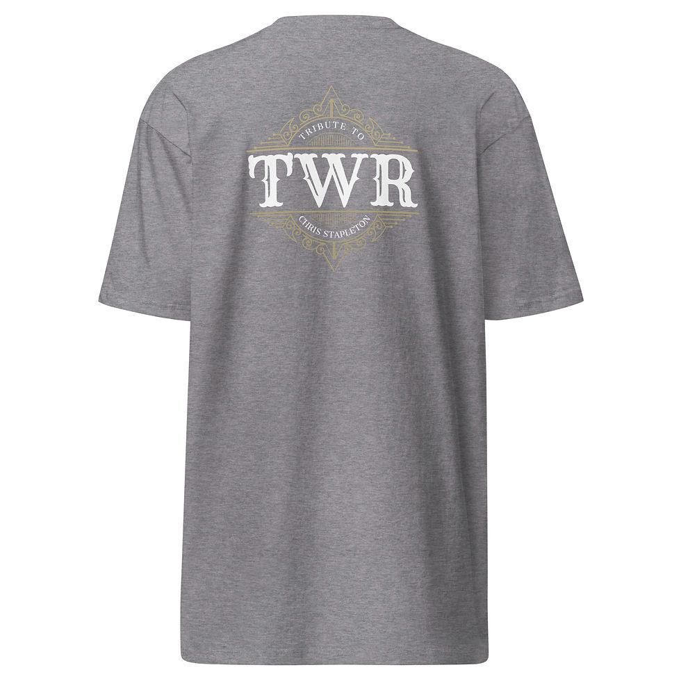 Thumbnail: Men’s Premium Heavyweight T-Shirt (Whiskey Label)